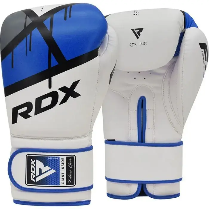 RDX Boxerské rukavice F7 Ego modré 8 oz