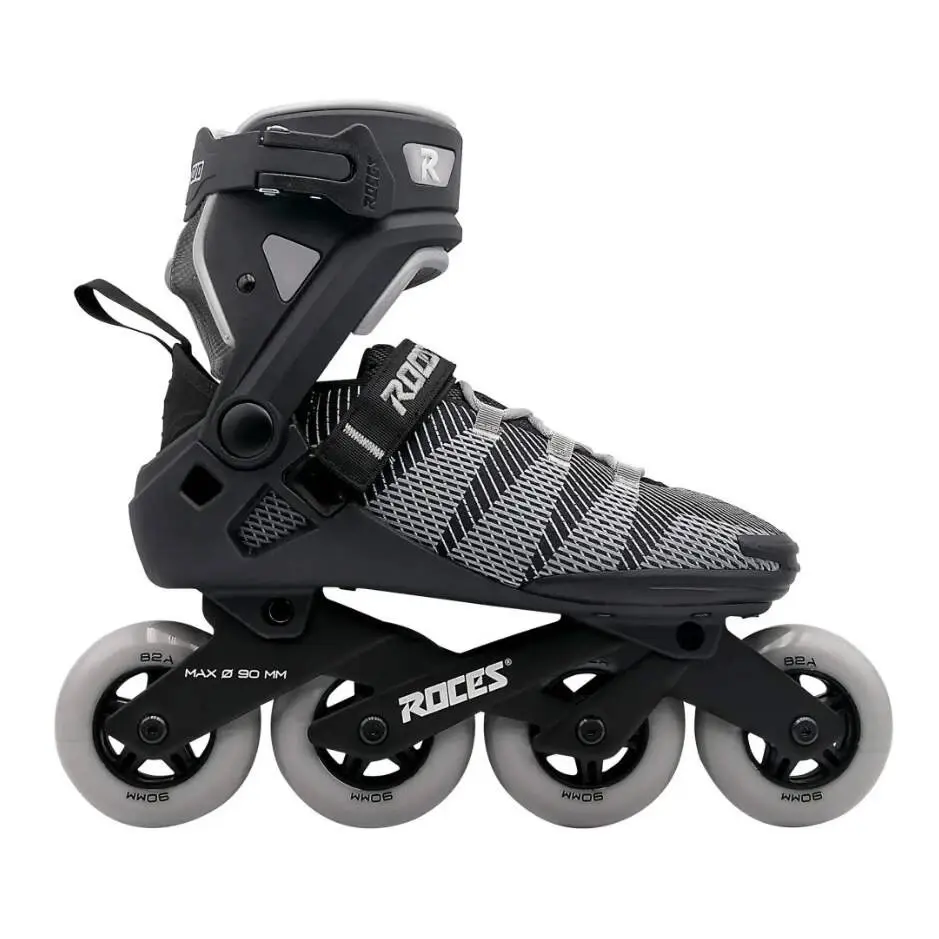 Roces - R-EVO 90 Black - kolečkové brusle Velikost (brusle)
