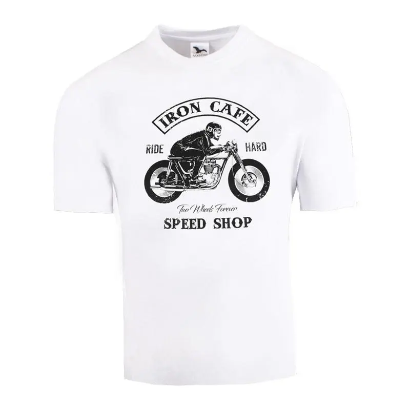 RSA Iron Cafe II bílé tričko