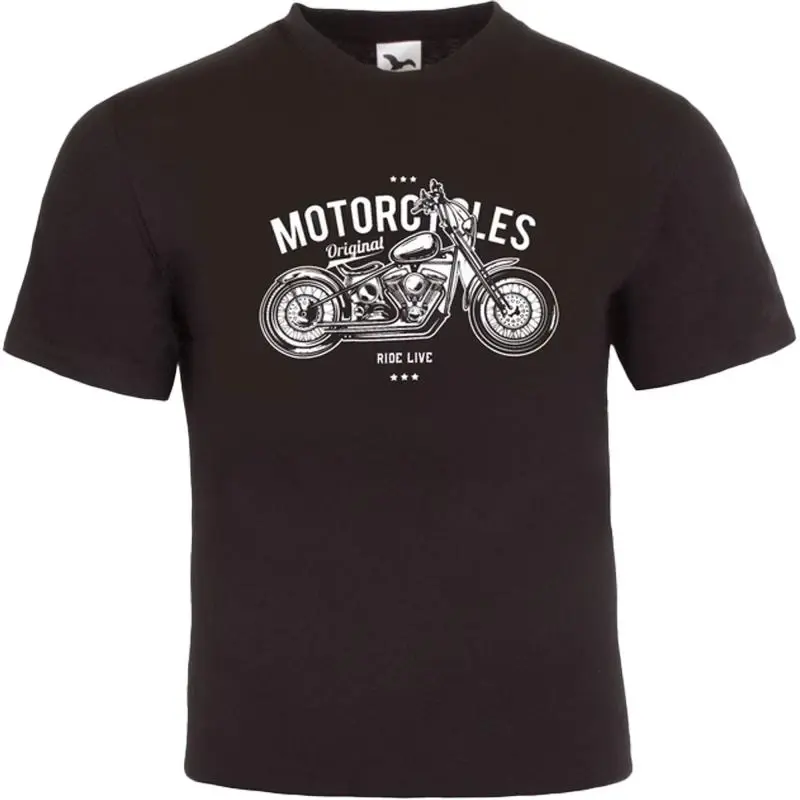 RSA Motorcycles Ride Live černé pánské triko