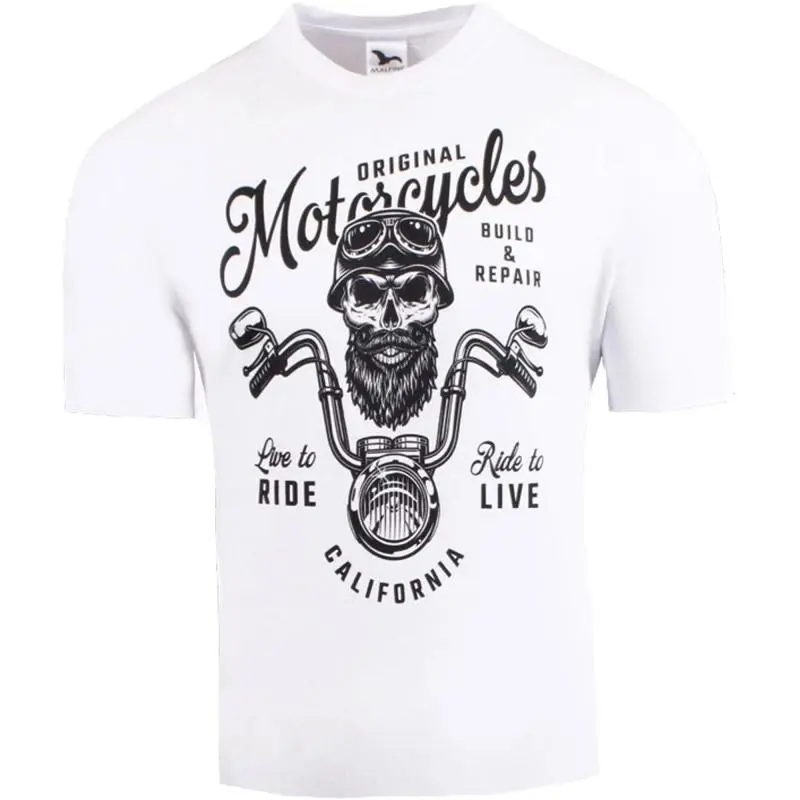 RSA Original Motorcycles bílé tričko