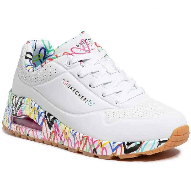 Skechers Uno Loving Love W white