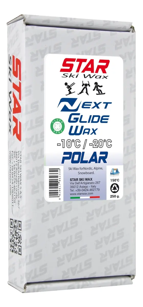 Star Ski Wax Next Glide Wax polar 250g