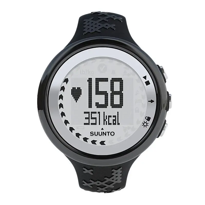 Suunto M5 černo-stříbrné dámské sportovní hodinky s Movestick mini