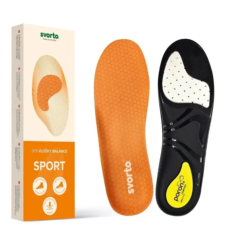 Svorto Sport Balance oranžové sportovní vložky