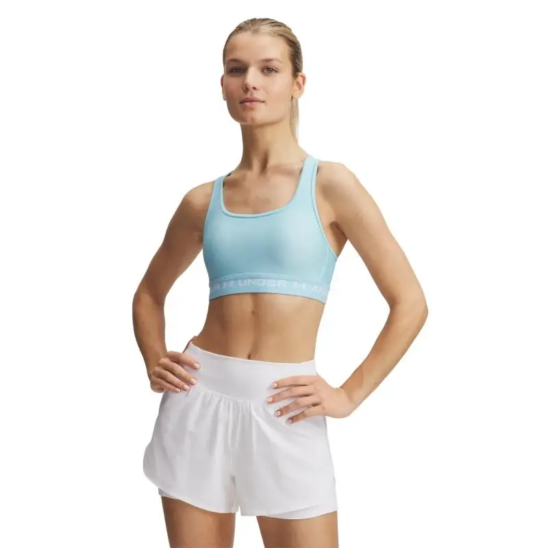 Under Armour Crossback Mid Bra-BLU