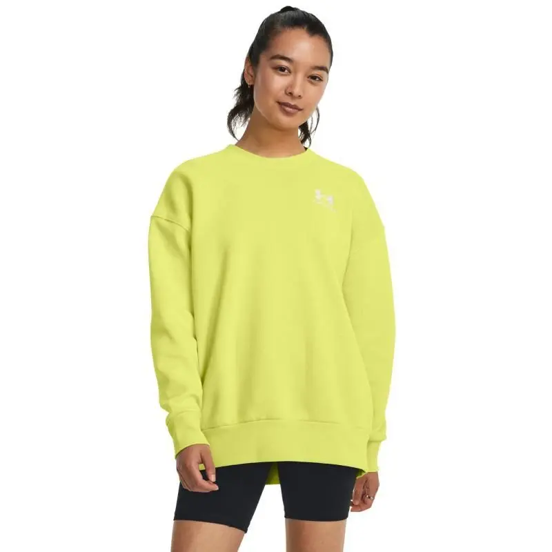 Under Armour Essential Fleece OS Crew-YLW