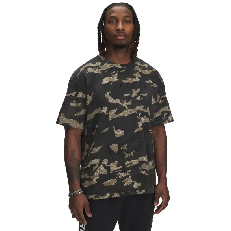 Under Armour Hwt AOP SS-BRN