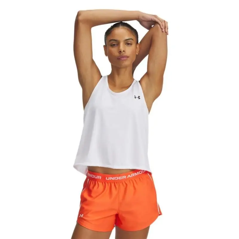 Under Armour Tech Swing Tank-WHT