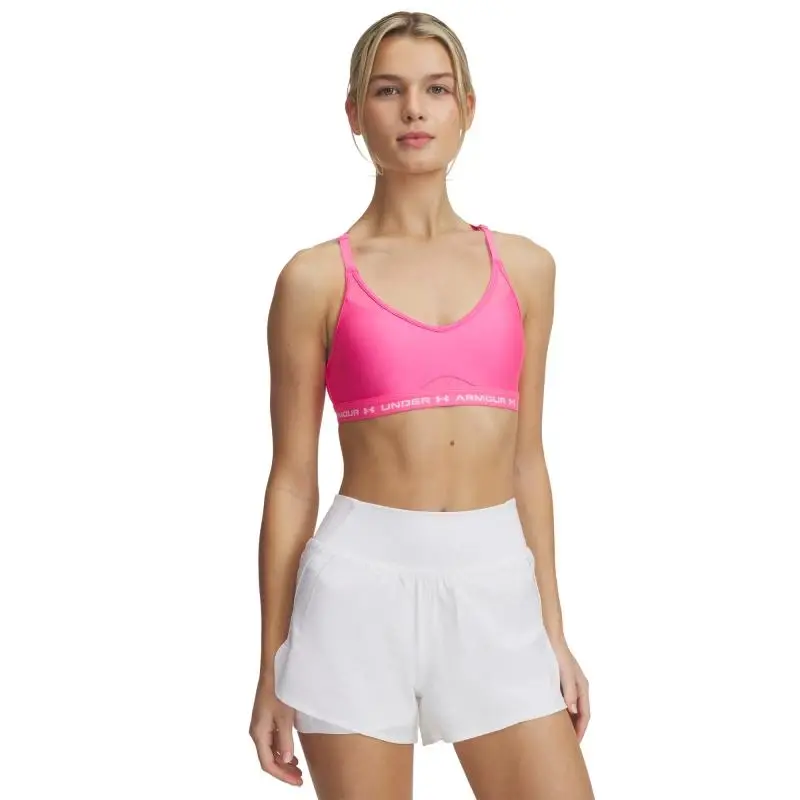 Under Armour UA Crossback Low Bra-PNK