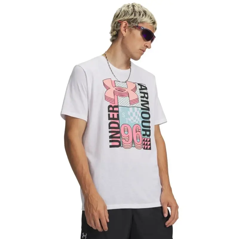 Under Armour UA M LOGO COLLAGE SS-WHT