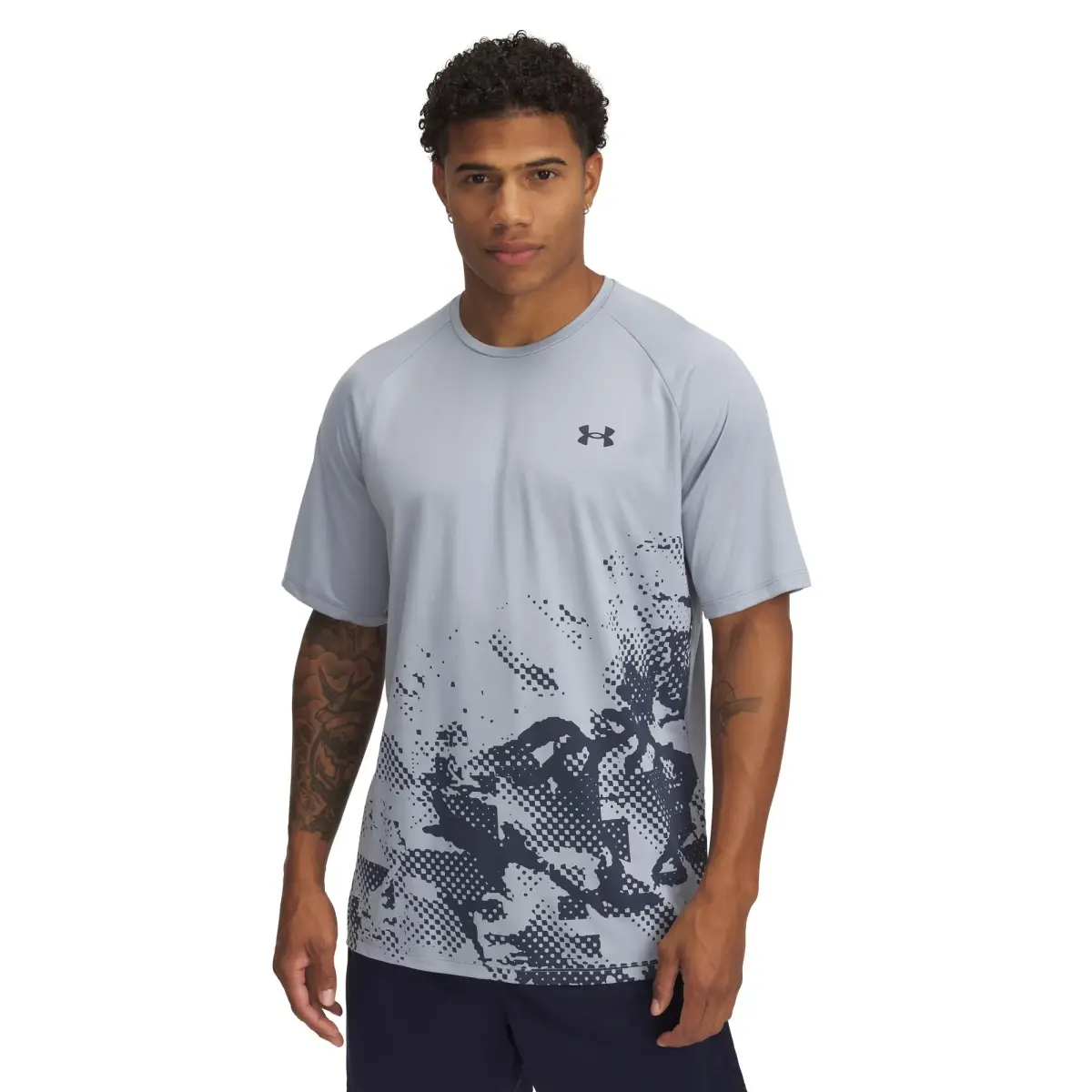 Under Armour UA M TECH FADE SS-BLU