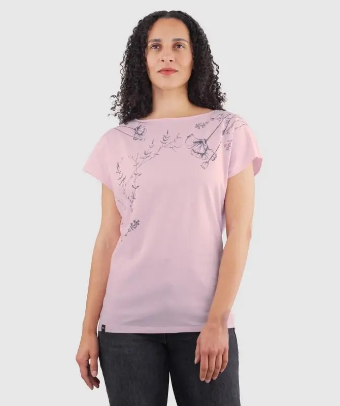 WOOX Florise Pink dámské triko