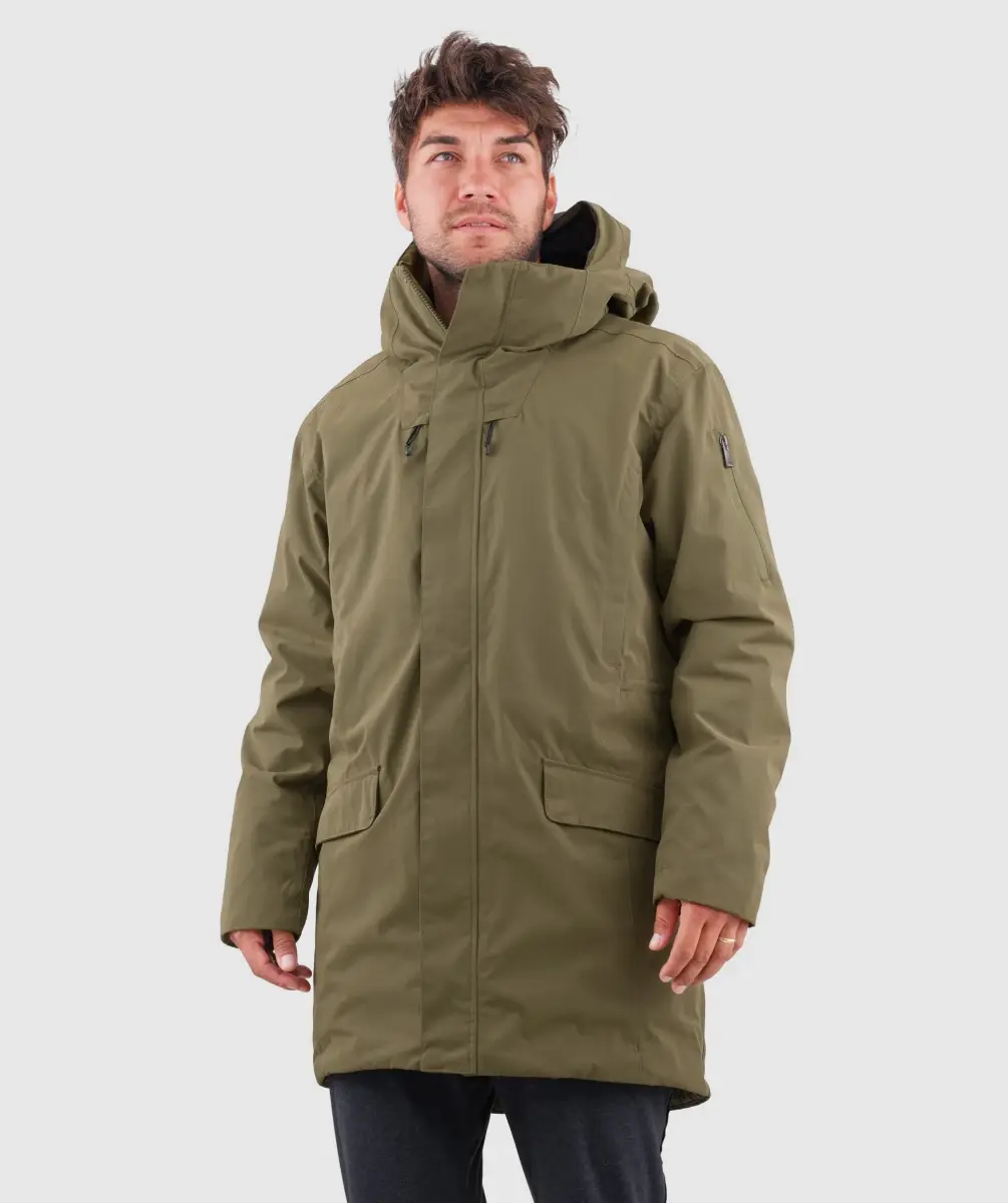 WOOX Logan Ivy Green pánská parka
