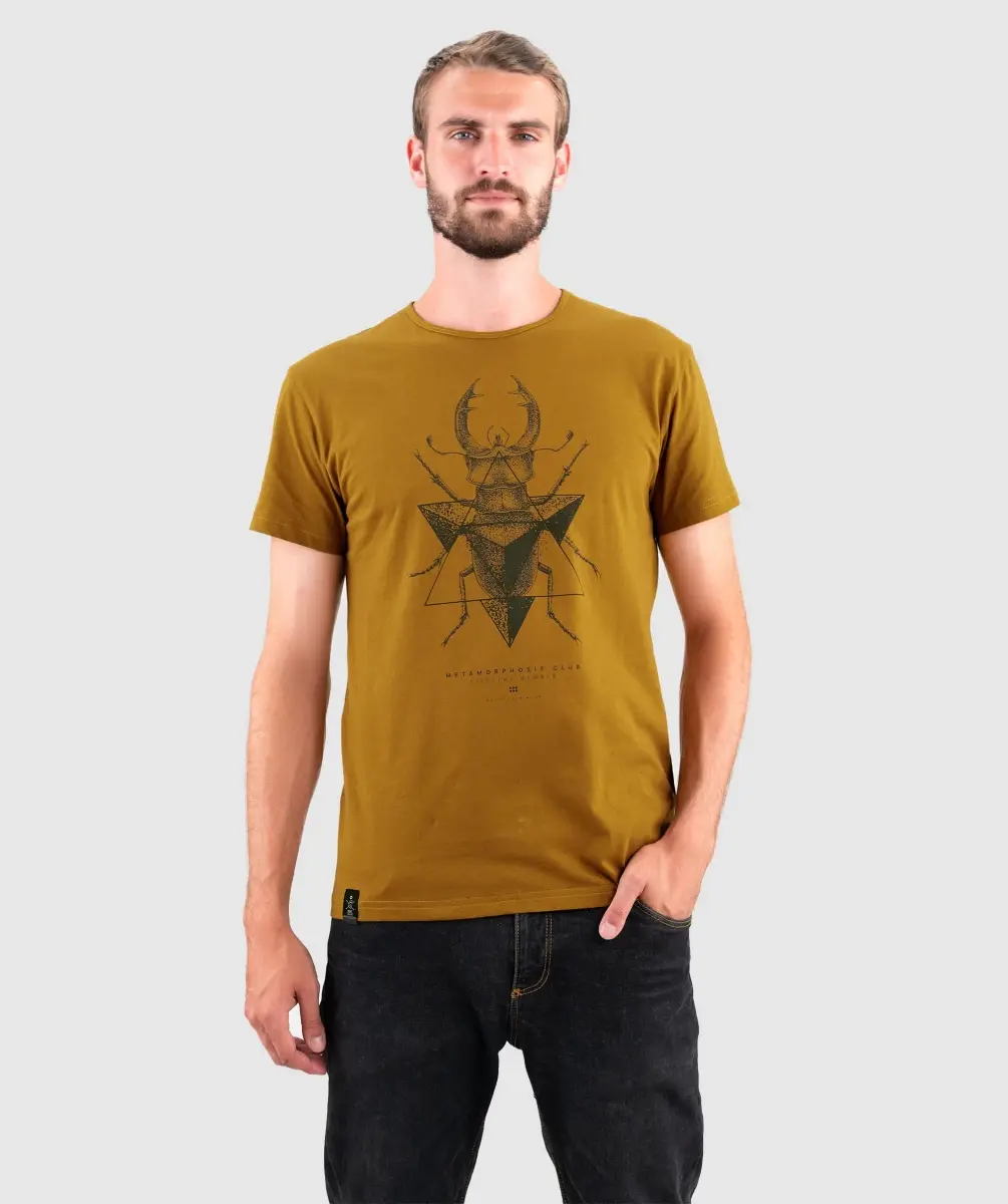 WOOX Metamorphosis Golden Brown pánské triko