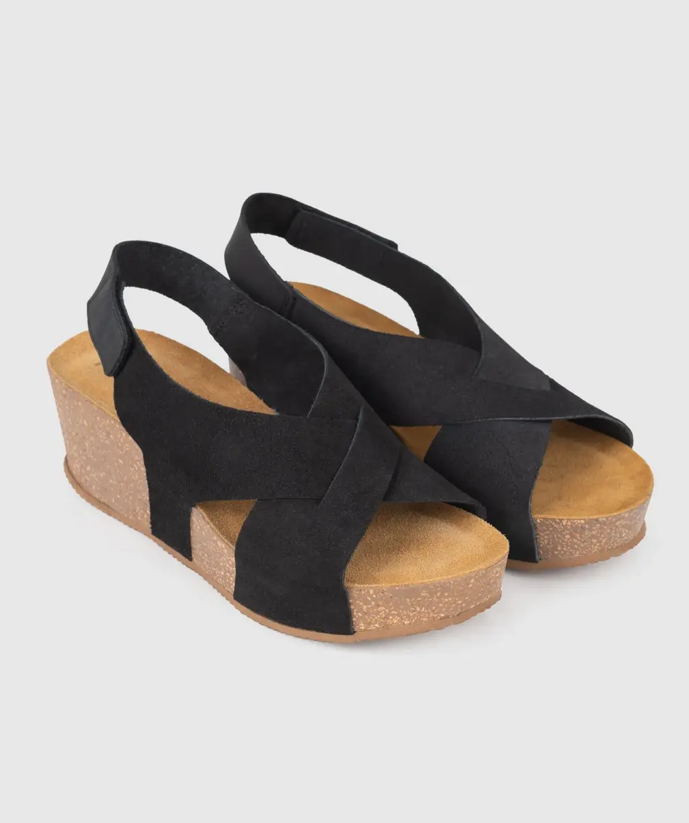 WOOX Rizza Black dámské sandály