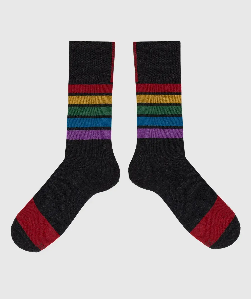 WOOX Wostok Black pánské merino ponožky