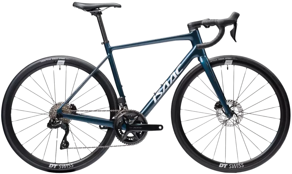 Silniční kolo Isaac Vitron Navy Blue 105 Di2