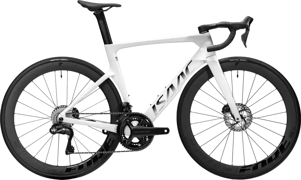 Silniční kolo Isaac Meson Mineral White Ultegra Di2