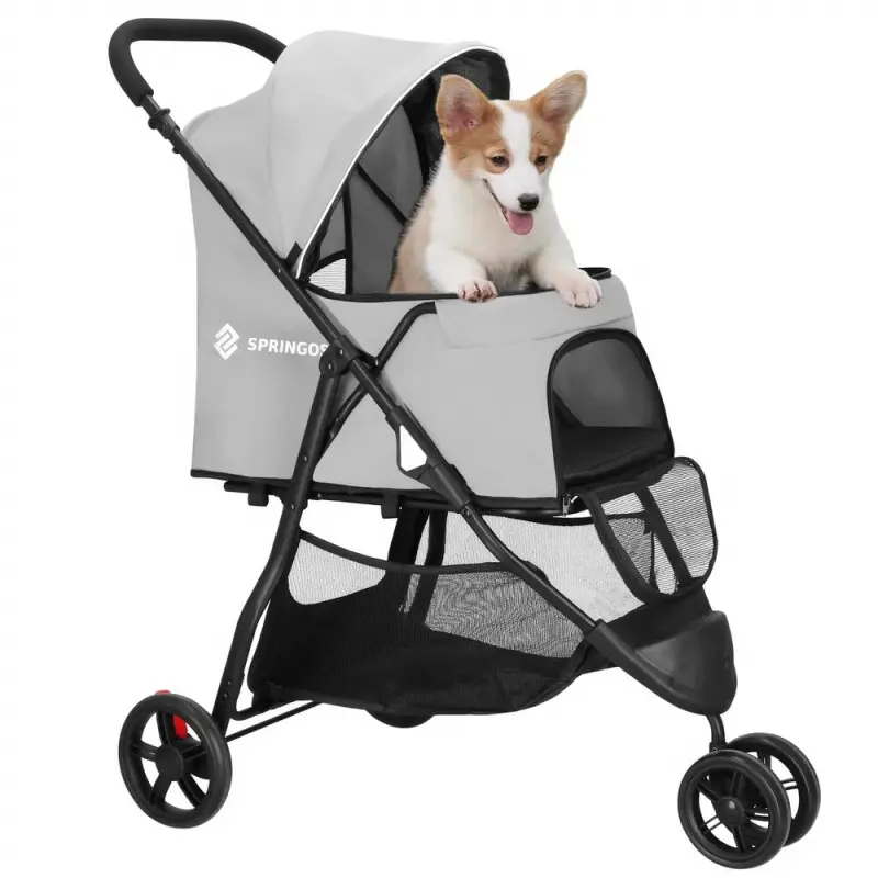 SPRINGOS PAWGO Kočárek pro psy 51x80x100 cm