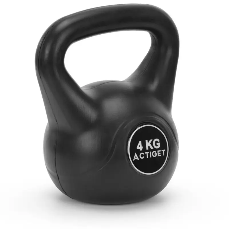 ACTIGET ACT0080 Kettlebell černý 4 kg