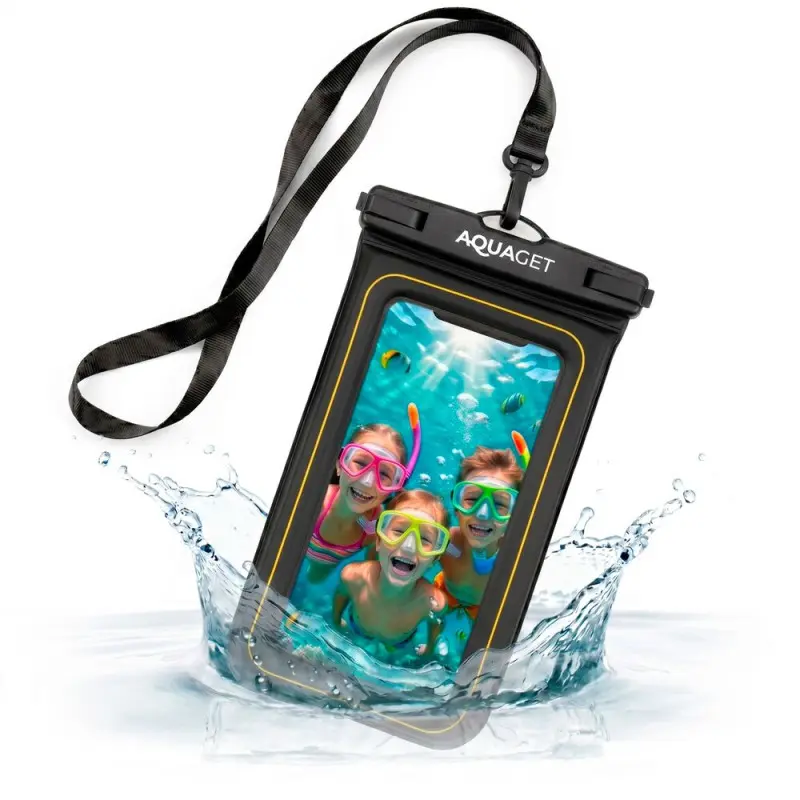 Vodotěsné pouzdro na mobil AQUAGET AQ0029 černé