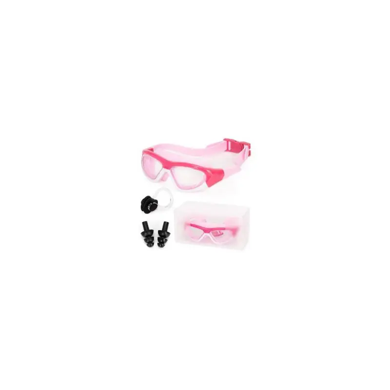Dětské plavecké brýle set AQUAGET AQ0016 růžové