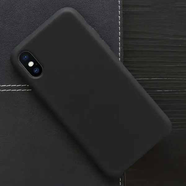 Extrapevný silikonový ochranný kryt pro Apple iPhone 8 Plus - černý