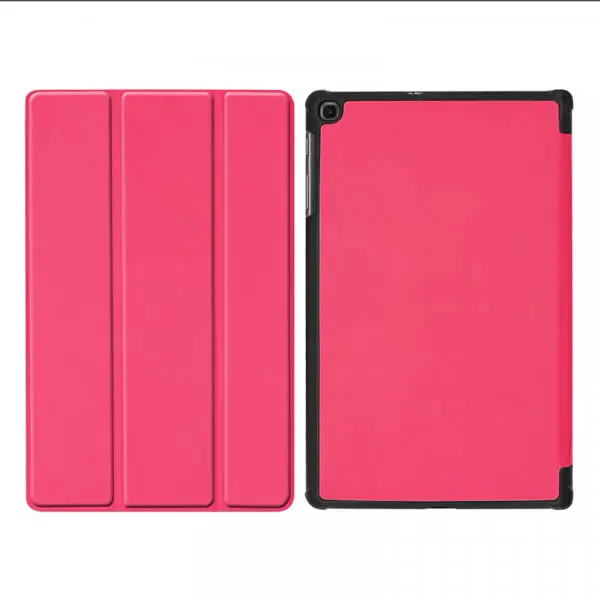 2v1 Smart flip cover + zadní plastový ochranný kryt pro Samsung Galaxy Tab A 10.1 2019 (T515) - růžový