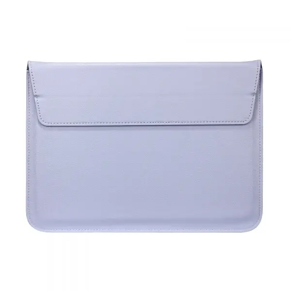 2v1 Pouzdro s magnetem a stojánkem z ekokůže pro Apple MacBook Air 13" (2018-2020) - fialové