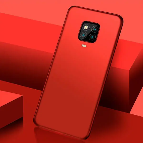 Ochranný plastový kryt pro Xiaomi Redmi Note 9S - červený