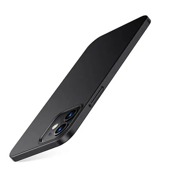 Ochranný plastový kryt pro Apple iPhone 12 mini - černý