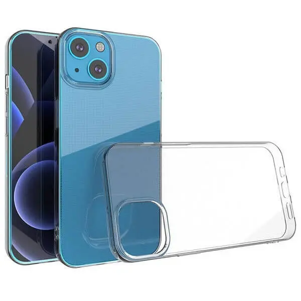Silikonový obal pro Apple iPhone 13 Pro - průhledný