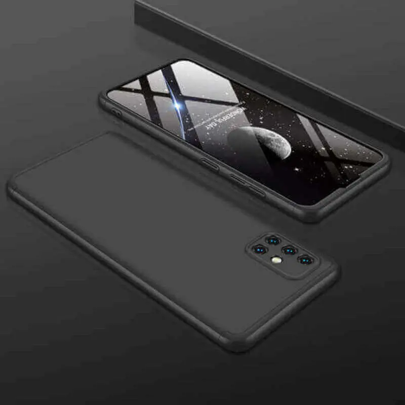 Ochranný 360° celotělový plastový kryt pro Xiaomi Redmi Note 12 Pro 5G - černý