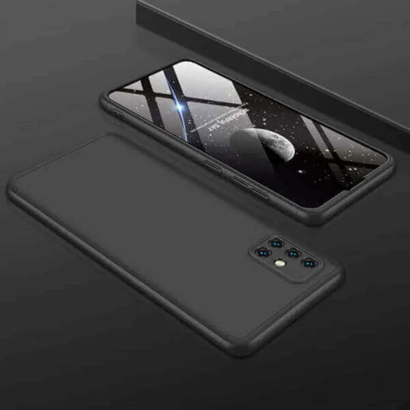 Ochranný 360° celotělový plastový kryt pro Xiaomi Redmi Note 12 5G - černý