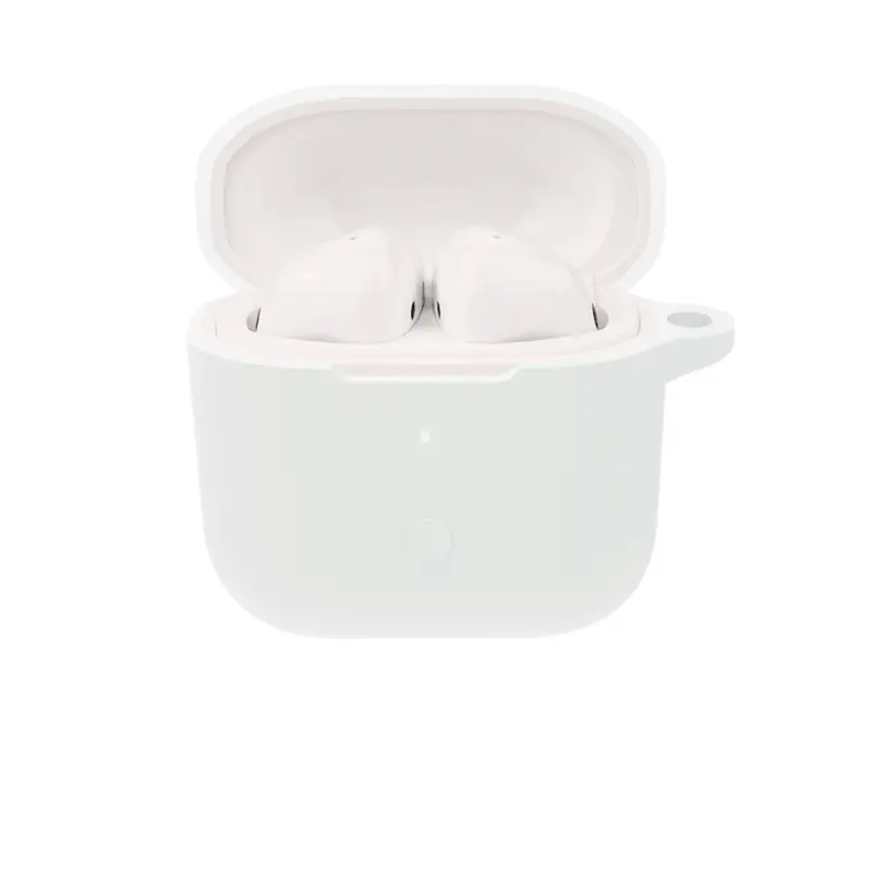 Silikonové ochranné pouzdro pro Xiaomi Redmi Buds 4 Pro - bílé