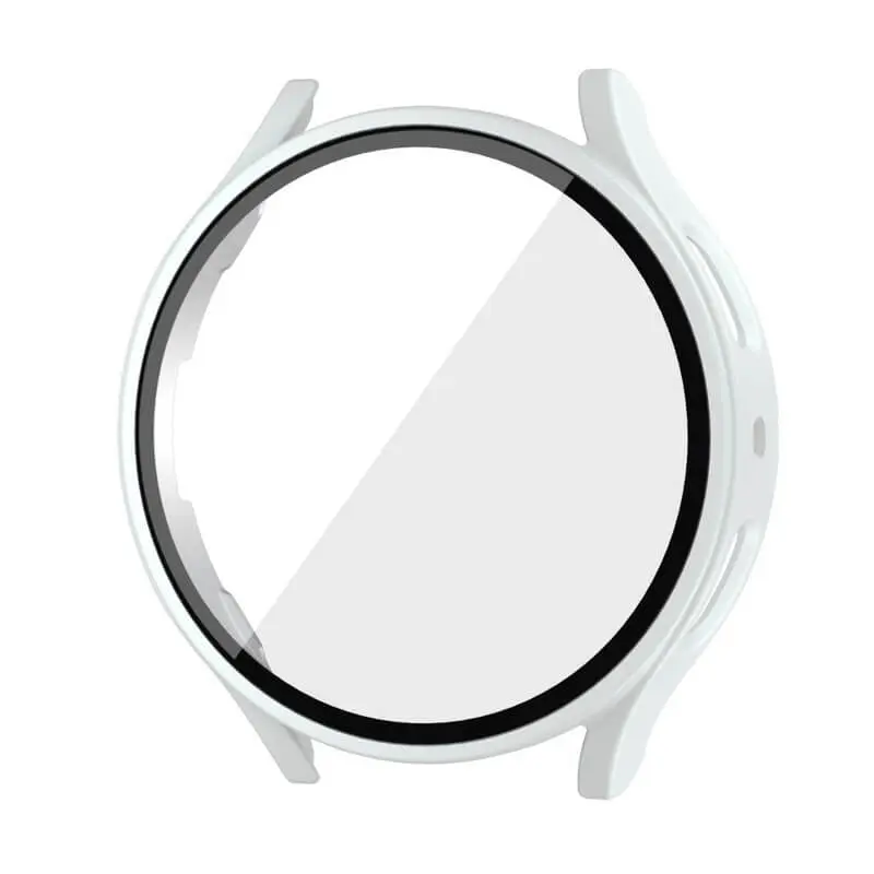 Ochranný kryt se sklem pro Samsung Galaxy Watch 6 40 mm - bílý