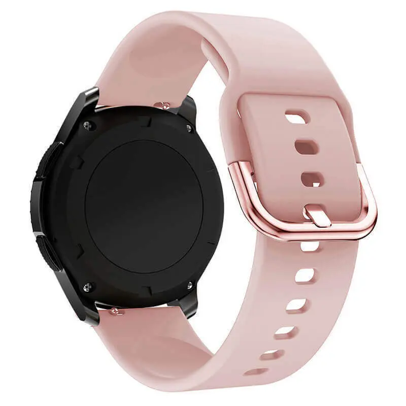 Silikonový řemínek pro chytré hodinky Amazfit GTS - světle růžový
