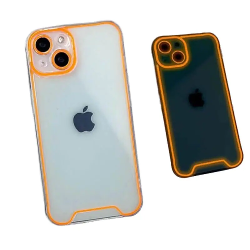 Svítící ochranný obal pro Apple iPhone 11 - oranžový
