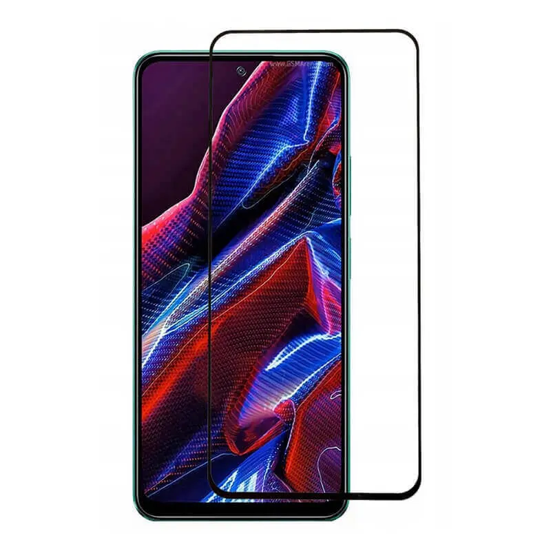 3x 3D ochranné tvrzené sklo s rámečkem pro Xiaomi Poco X5 Pro - černé - 2+1 zdarma