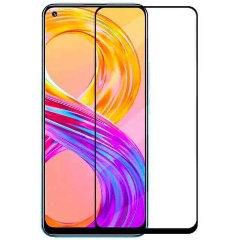 3x 3D ochranné tvrzené sklo s rámečkem pro Realme C53 - černé - 2+1 zdarma