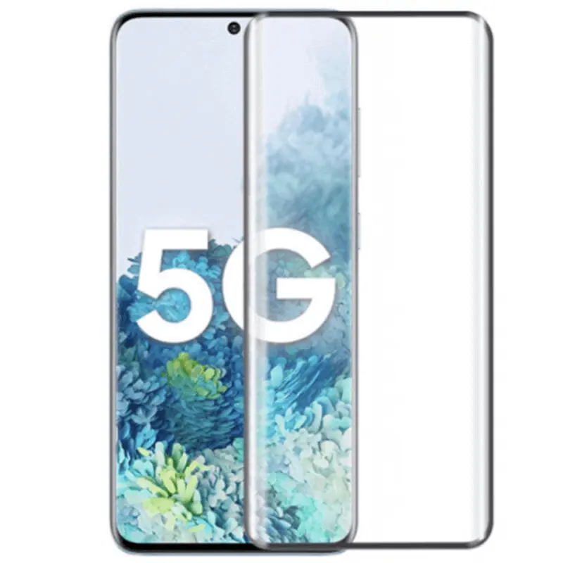 3x 3D ochranné tvrzené sklo s rámečkem pro Samsung Galaxy S24 5G - černé - 2+1 zdarma