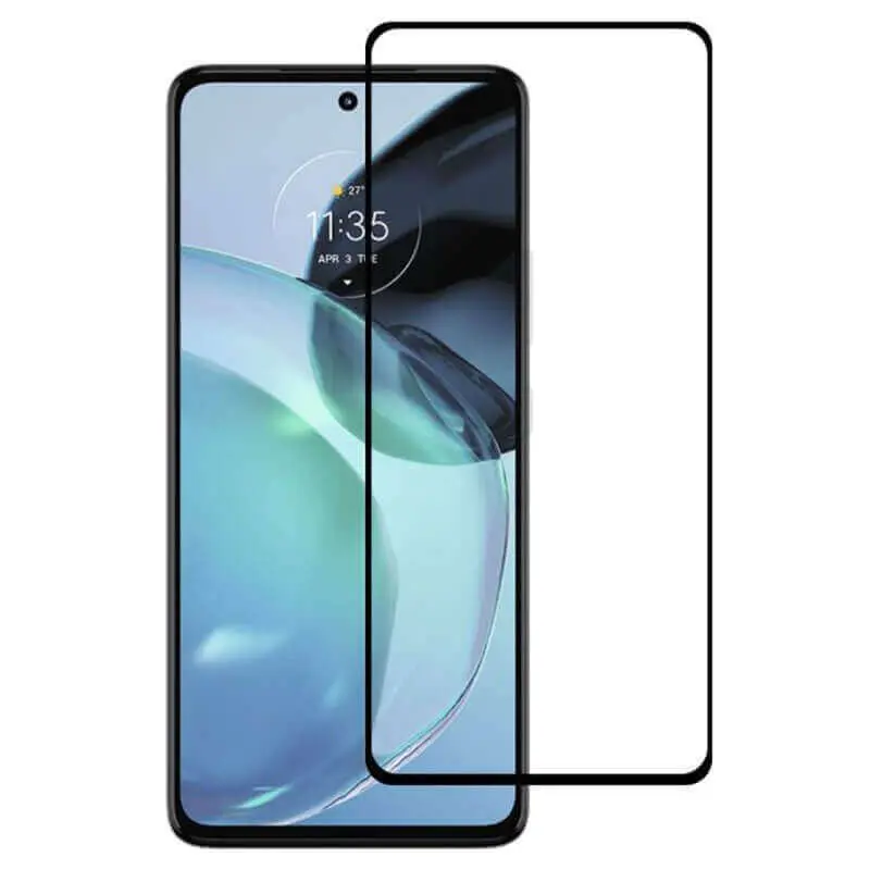 3x 3D ochranné tvrzené sklo s rámečkem pro Motorola Moto G51 - černé - 2+1 zdarma