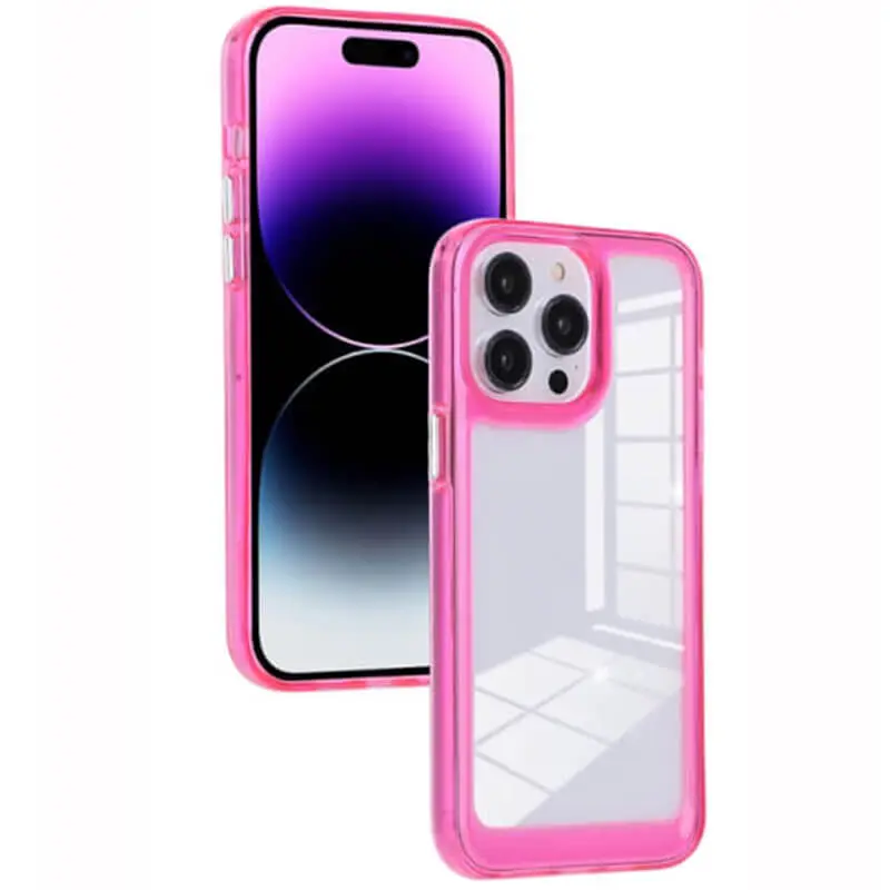 Super odolný ochranný silikonový obal pro Apple iPhone 13 Pro Max - růžový