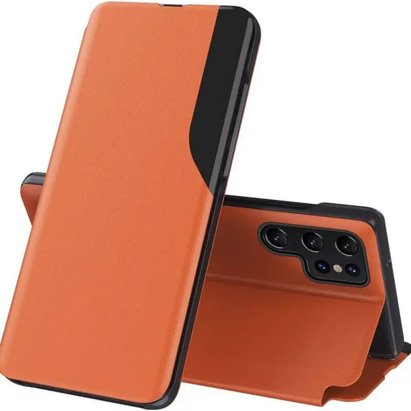 Flipové pouzdro pro Apple iPhone 14 Pro Max - oranžové