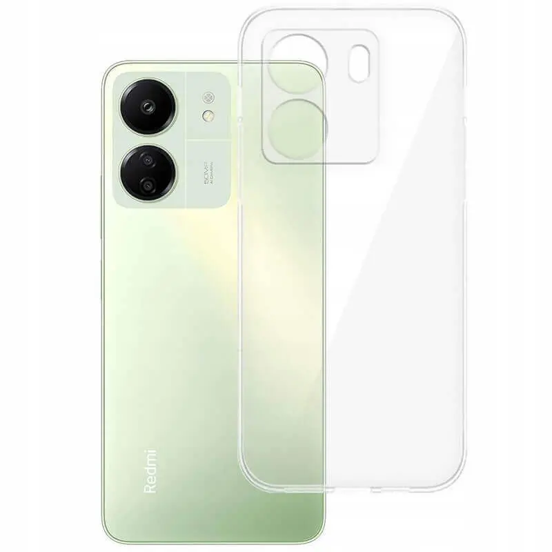 Silikonový obal pro Xiaomi Redmi 13C 5G - průhledný