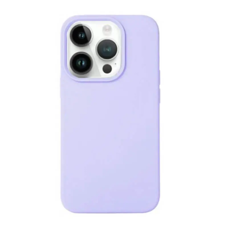 Extrapevný silikonový ochranný kryt pro Apple iPhone 14 Plus - světle fialový