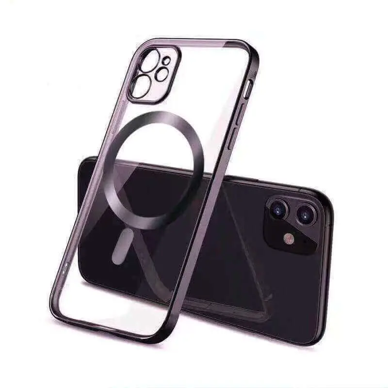 MagSafe silikonový kryt pro Apple iPhone 16 Pro - černý