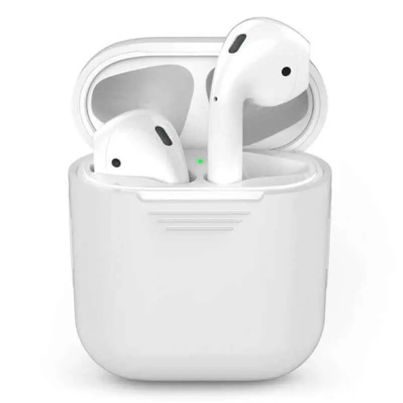 Silikonové ochranné pouzdro pro Apple AirPods 4.generace (2024) - bílé (3.generace)