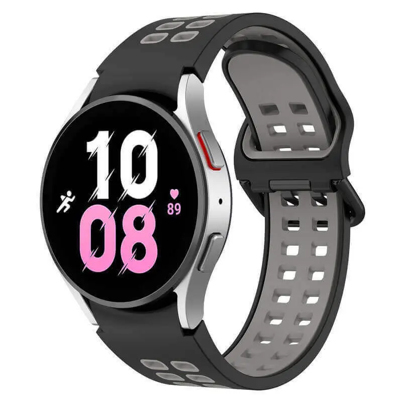 Sportovní silikonový řemínek pro chytré hodinky Samsung Galaxy Watch 7 44 mm - šedý